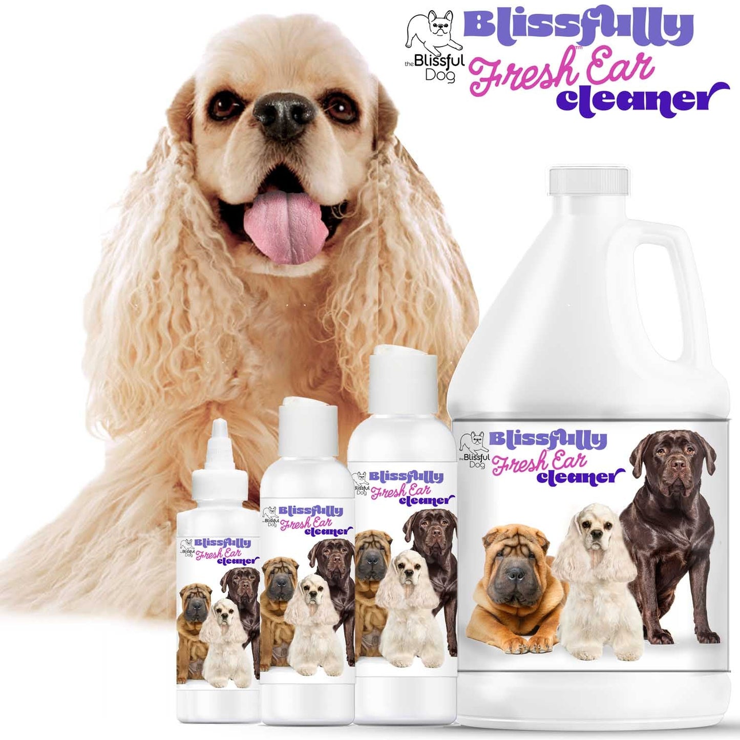 Blissfully Fresh™ Dog Ear Cleaner 4 OZ SPRAY The Blissful Dog
