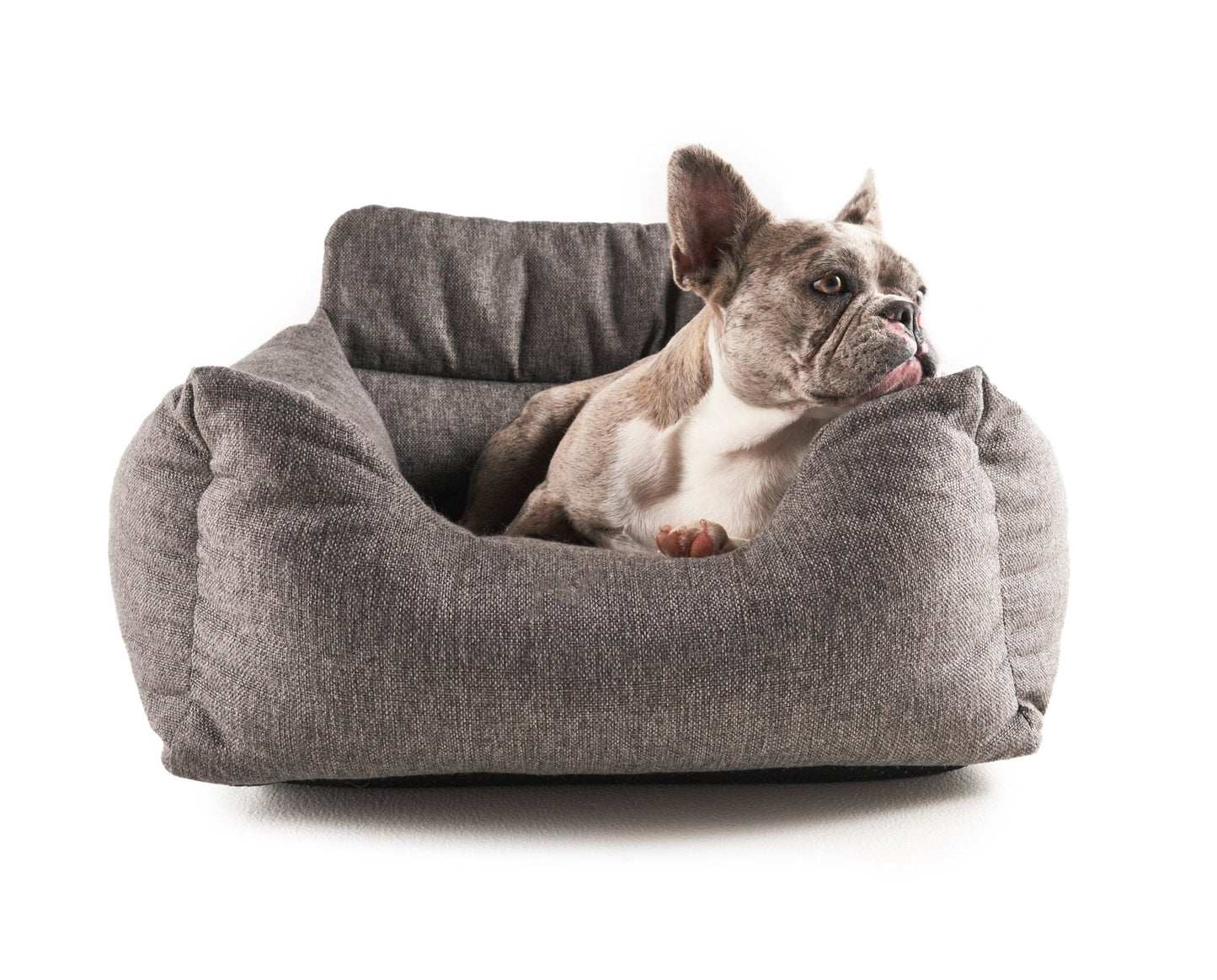 PupProtector™ Performance Tweed Memory Foam Dog Car Bed Single Seat (22" x 16" x 13") Travel Paw