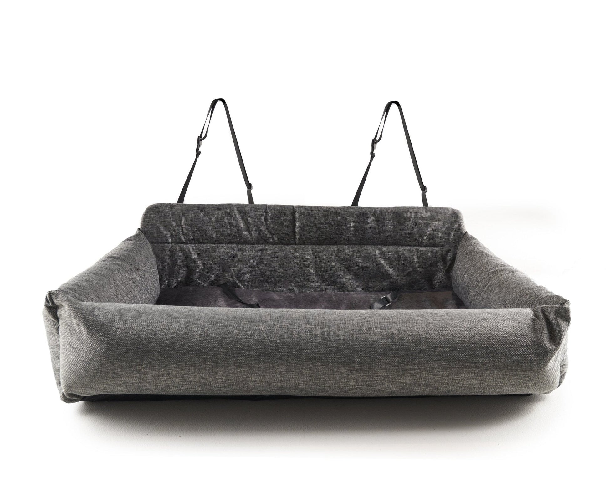 PupProtector™ Performance Tweed Memory Foam Dog Car Bed Travel Paw