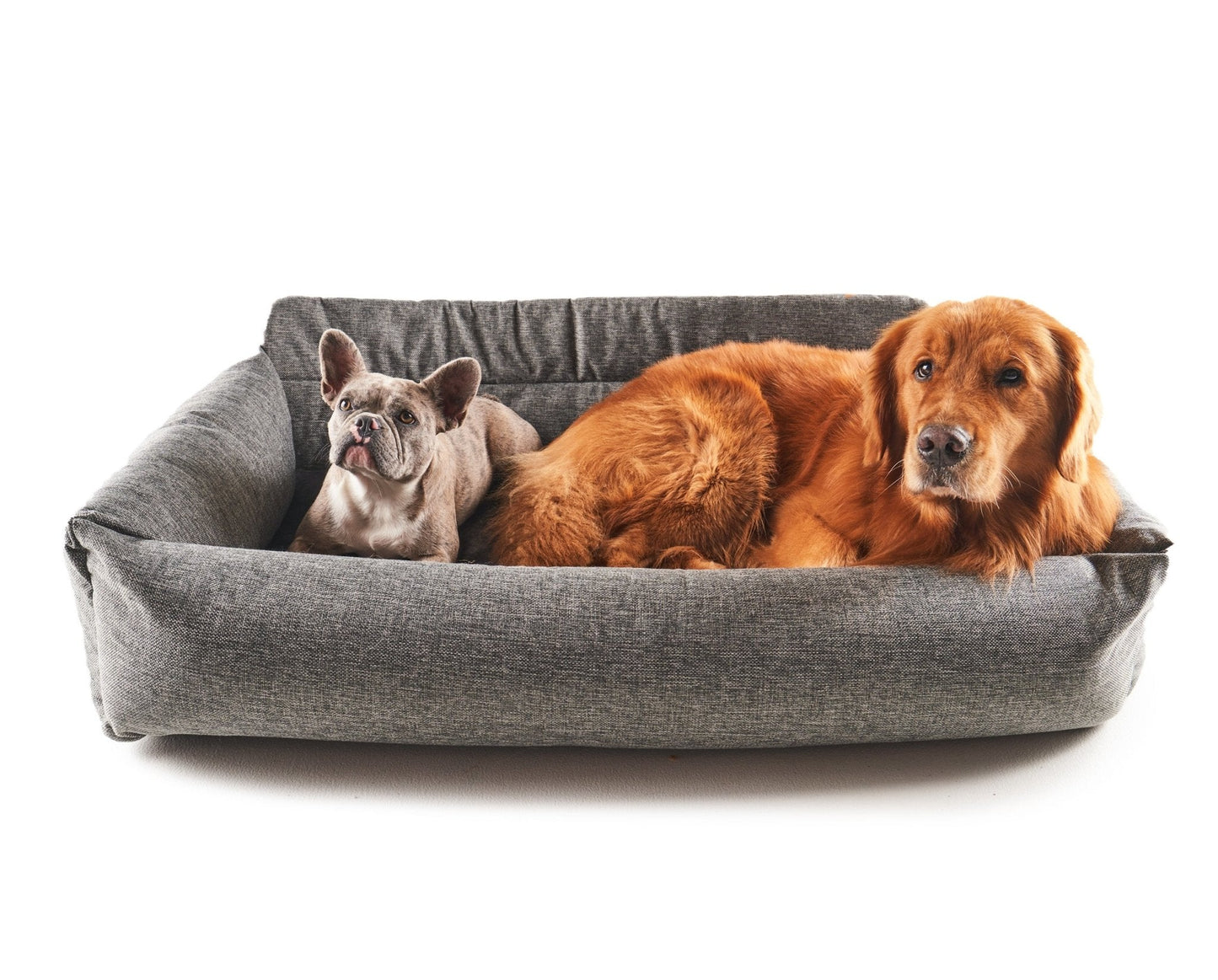 PupProtector™ Performance Tweed Memory Foam Dog Car Bed Travel Paw