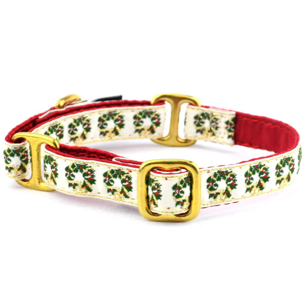 5/8″ Wreaths – Limited Martingale Dog Collar 2 Hounds Design