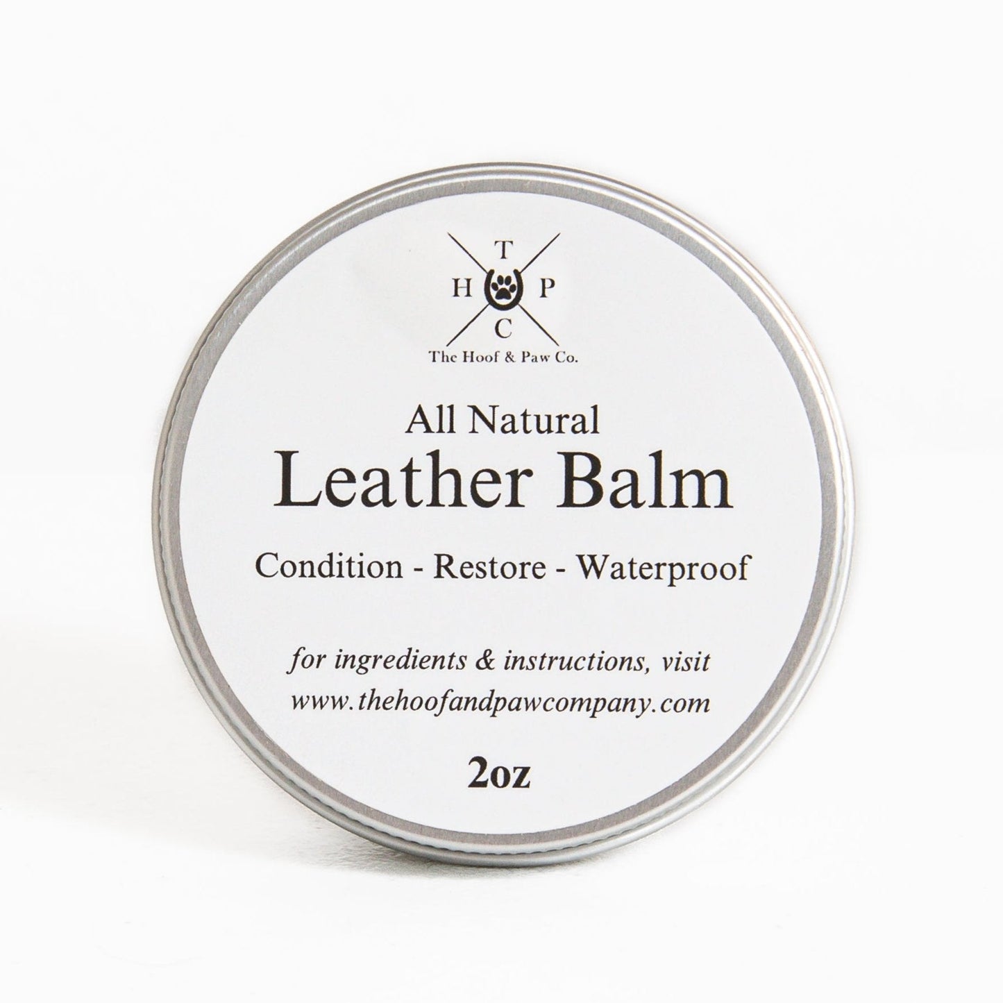 Leather Balm - 2oz The Hoof & Paw Co.