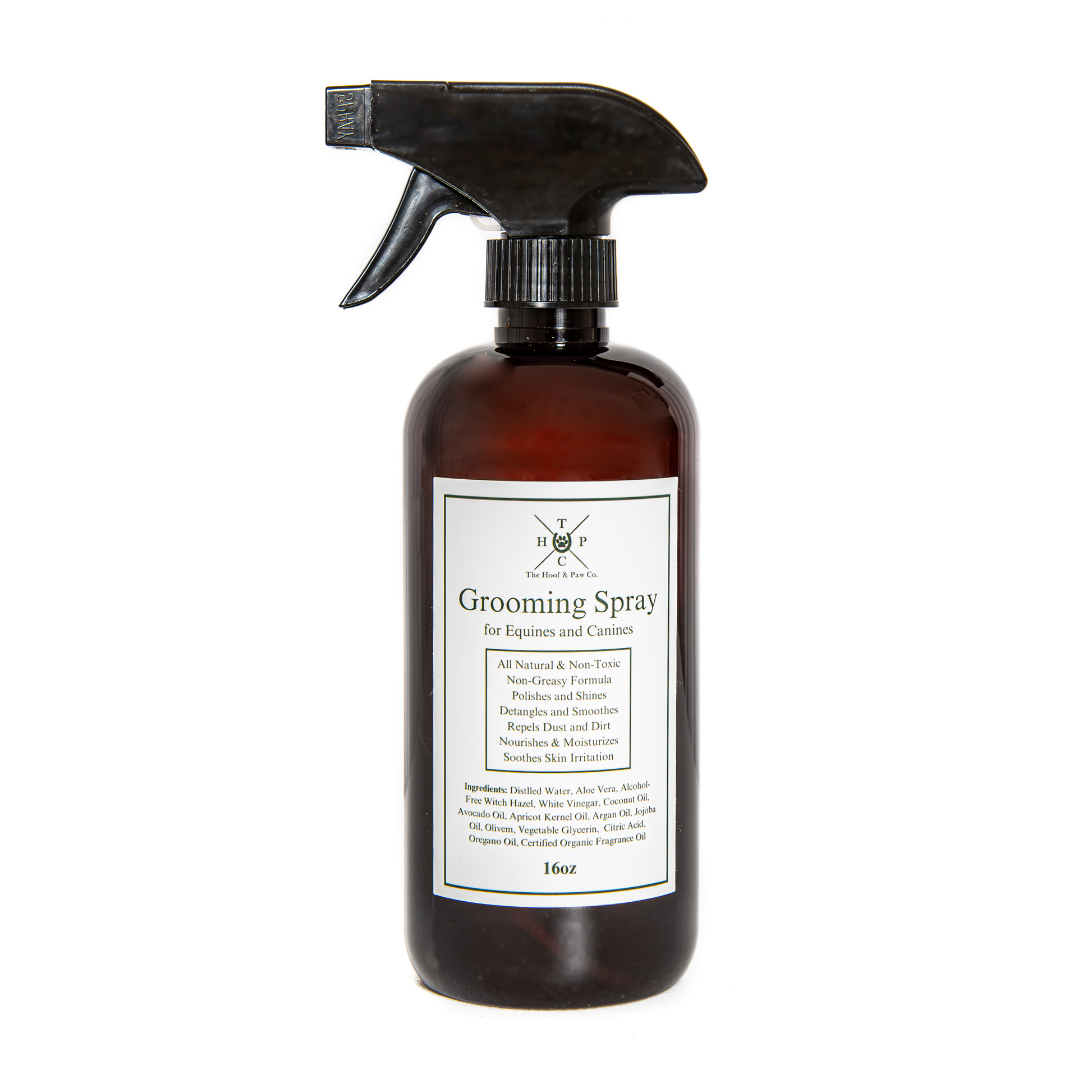 Grooming Spray - for Dogs & Horses The Hoof & Paw Co.