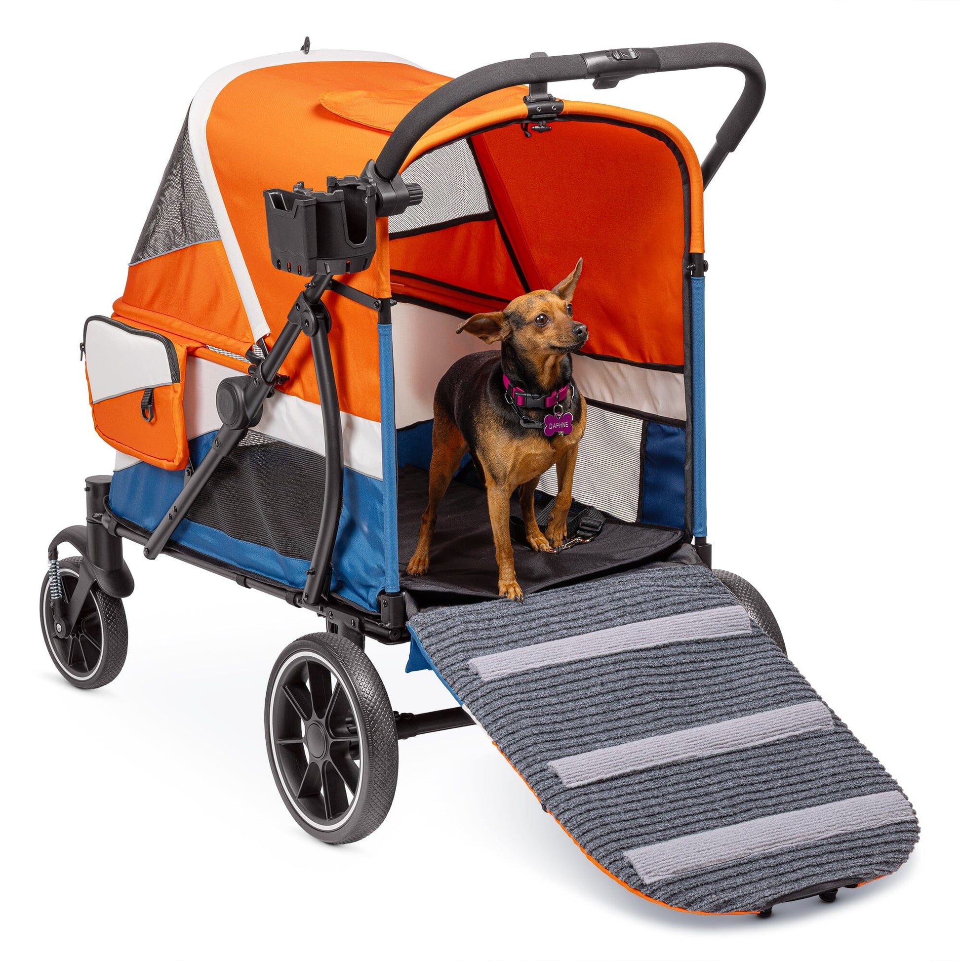 Powerhouse Pet Cruiser Stroller with Easy Access Ramp Pet Carriers Dogline