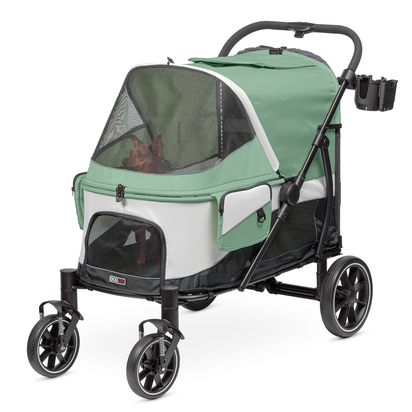 Powerhouse Pet Cruiser Stroller with Easy Access Ramp Pet Carriers Dogline