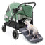 Powerhouse Pet Cruiser Stroller with Easy Access Ramp Pet Carriers Dogline