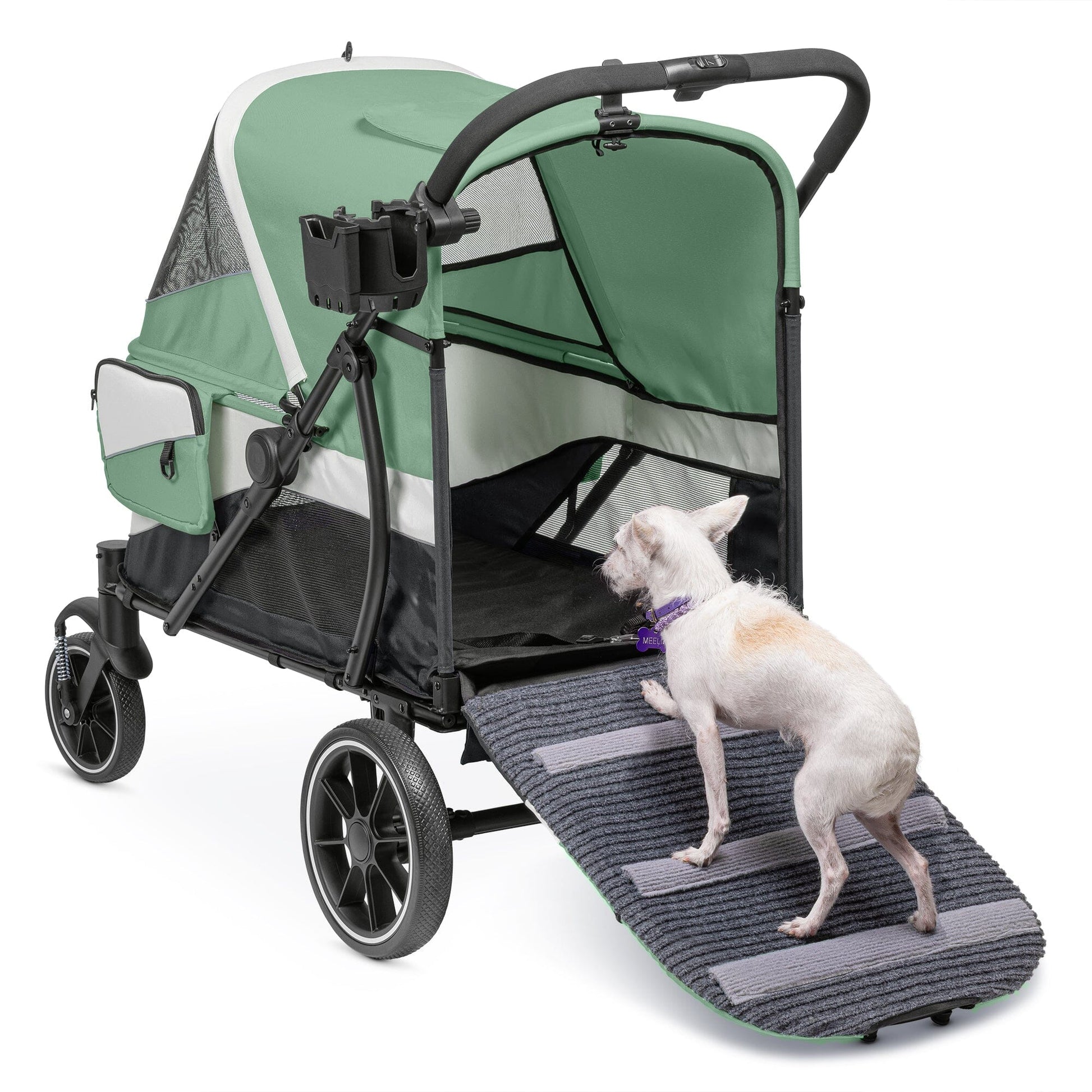 Powerhouse Pet Cruiser Stroller with Easy Access Ramp Pet Carriers Dogline