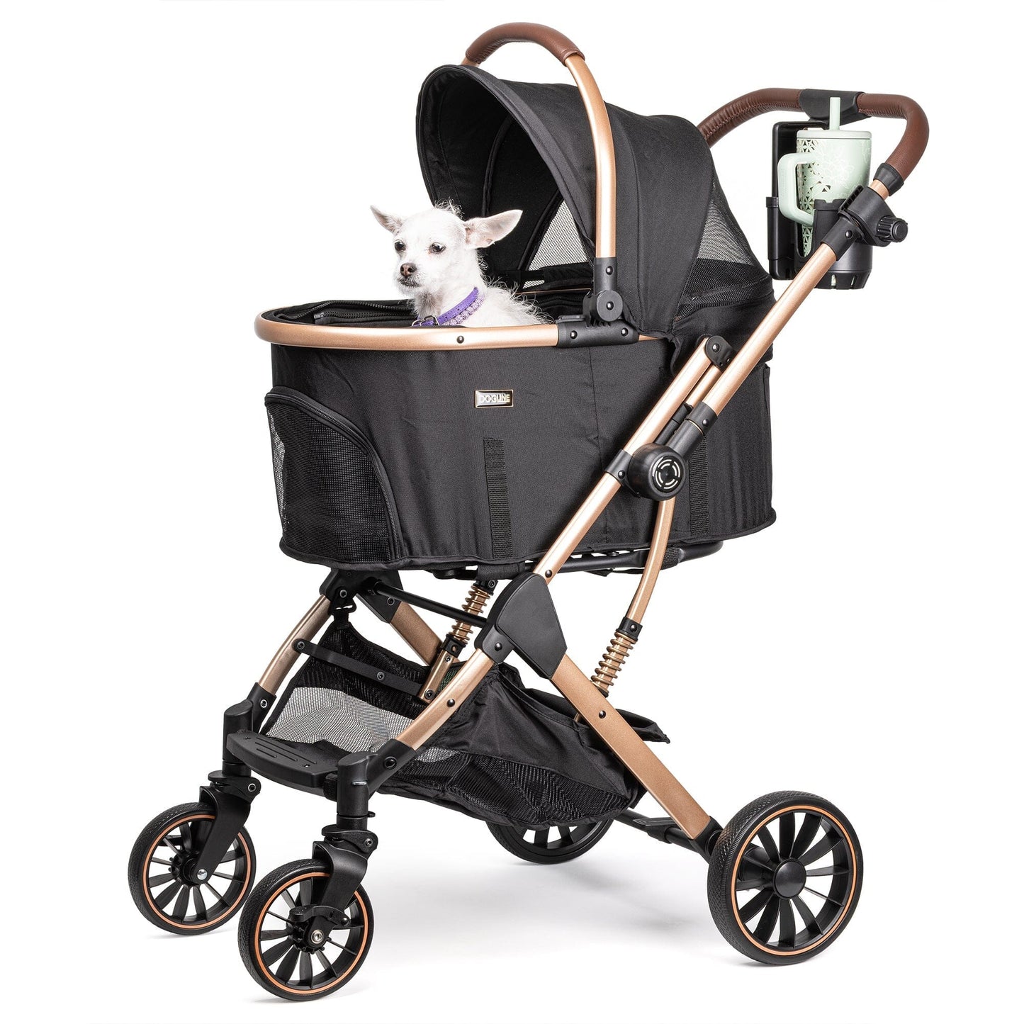 Signature Legacy Pet Stroller + Removable Cradle Pet Carriers Dogline