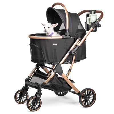 Signature Legacy Pet Stroller + Removable Cradle Pet Carriers Dogline