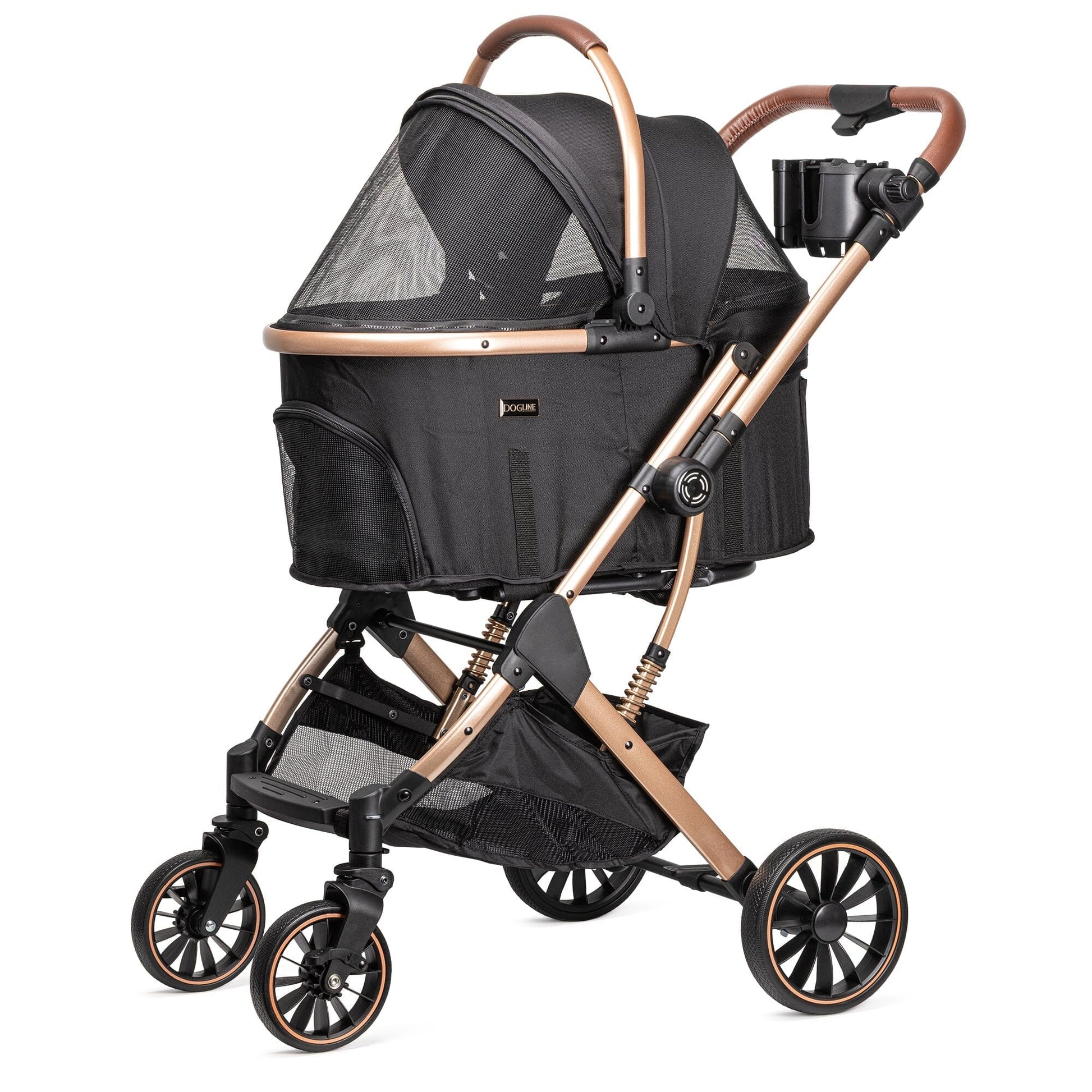 Signature Legacy Pet Stroller + Removable Cradle Pet Carriers Dogline