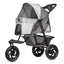 TrailRunner Pet Stroller with 12" Mixed Terrain Rubber Tires Pet Carriers Dogline