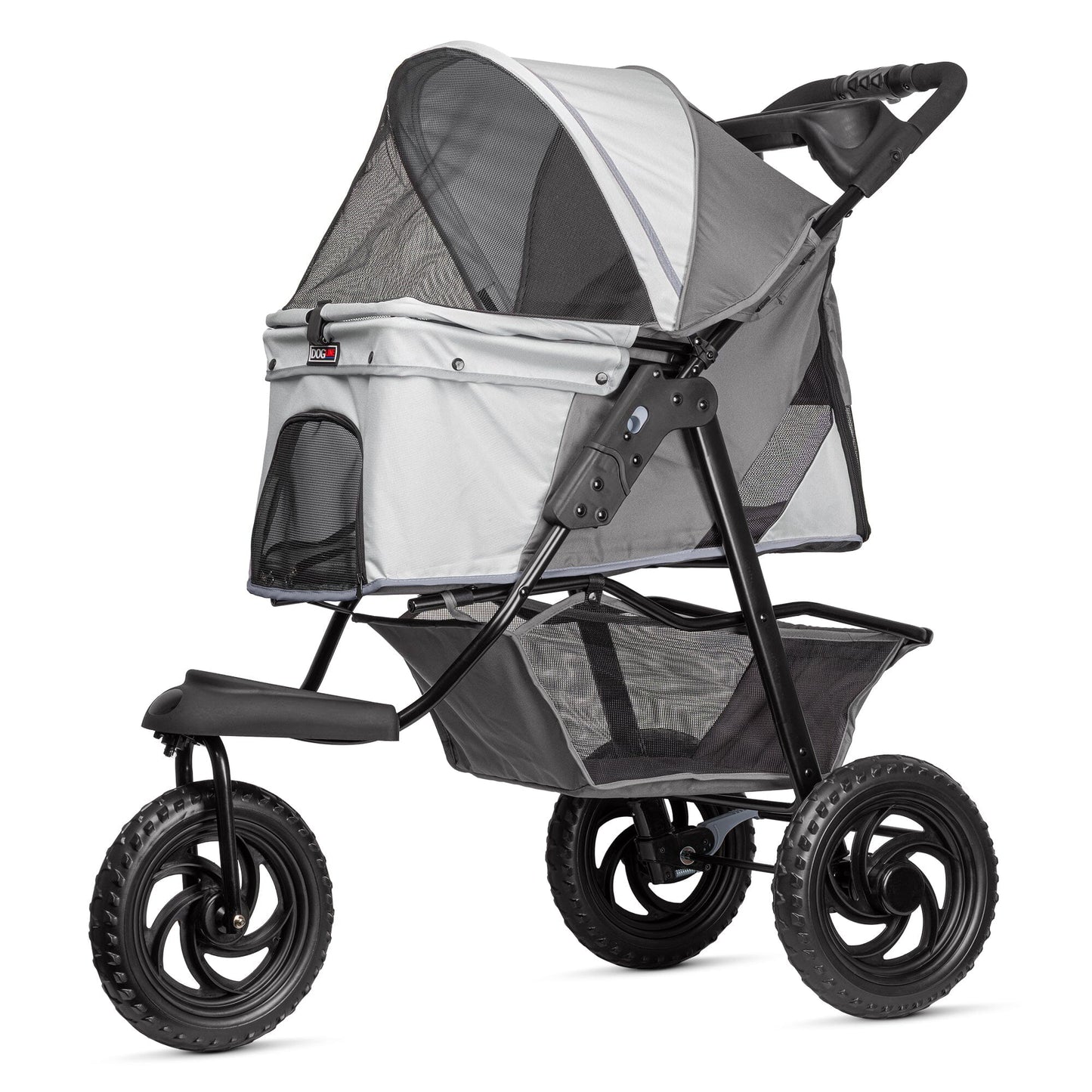 TrailRunner Pet Stroller with 12" Mixed Terrain Rubber Tires Pet Carriers Dogline