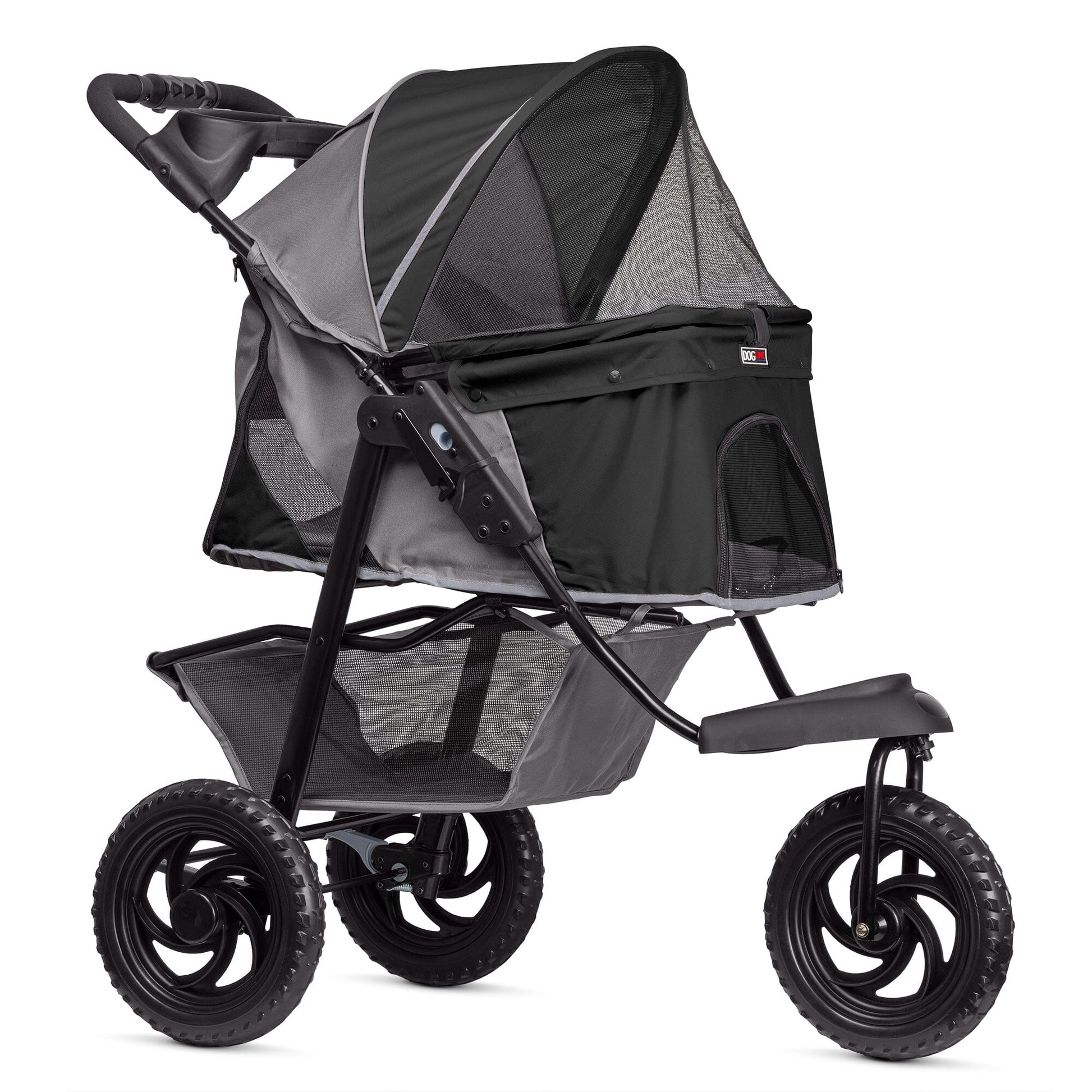 TrailRunner Pet Stroller with 12" Mixed Terrain Rubber Tires Pet Carriers Dogline