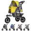 TrailRunner Pet Stroller with 12" Mixed Terrain Rubber Tires Pet Carriers Dogline
