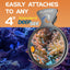 DeepSee Viewer Black 4" - Orange Filter Aquarium Viewer Flipper Aquarium Products