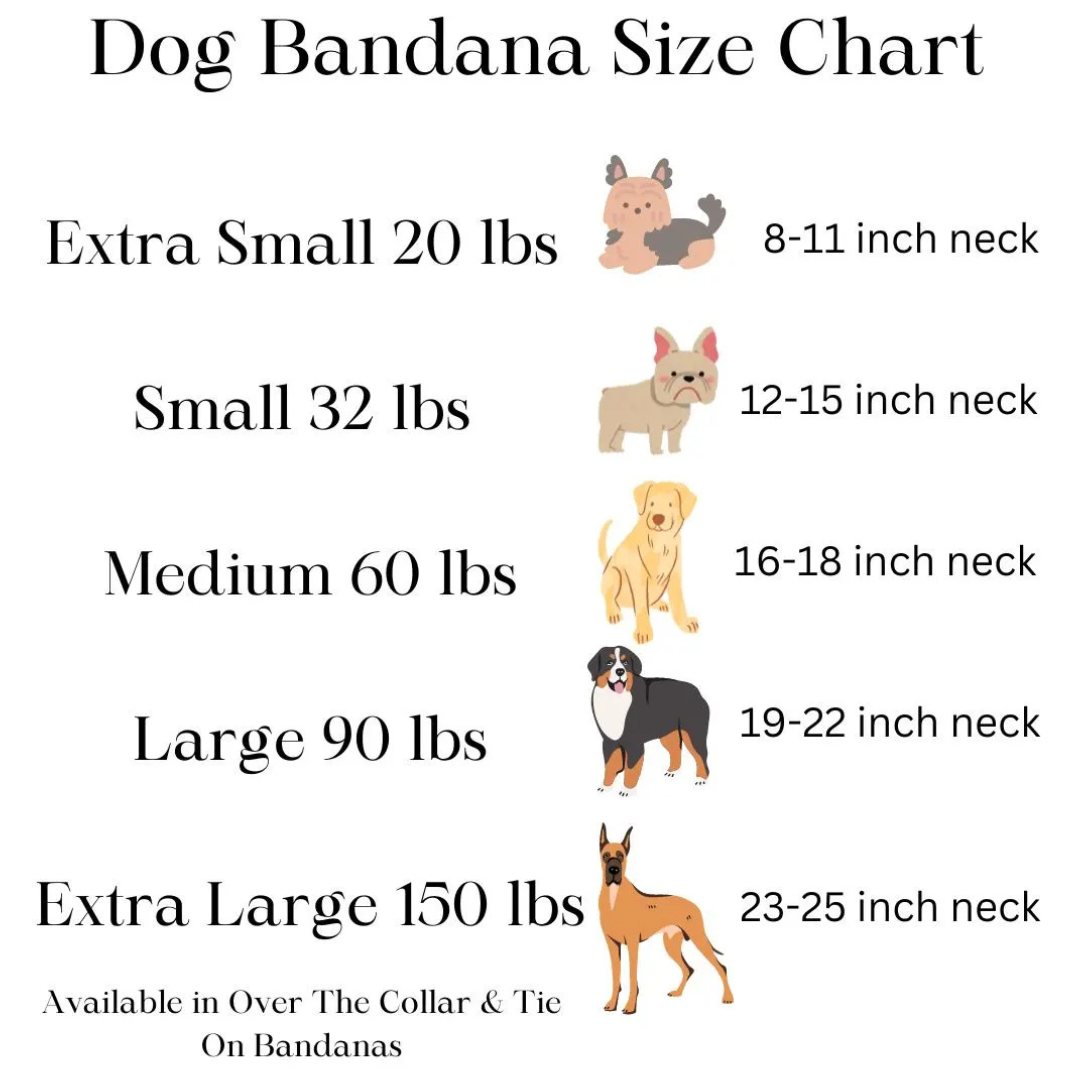Floral Dog Bandana Dog Bandana Happy Tails Outfitters