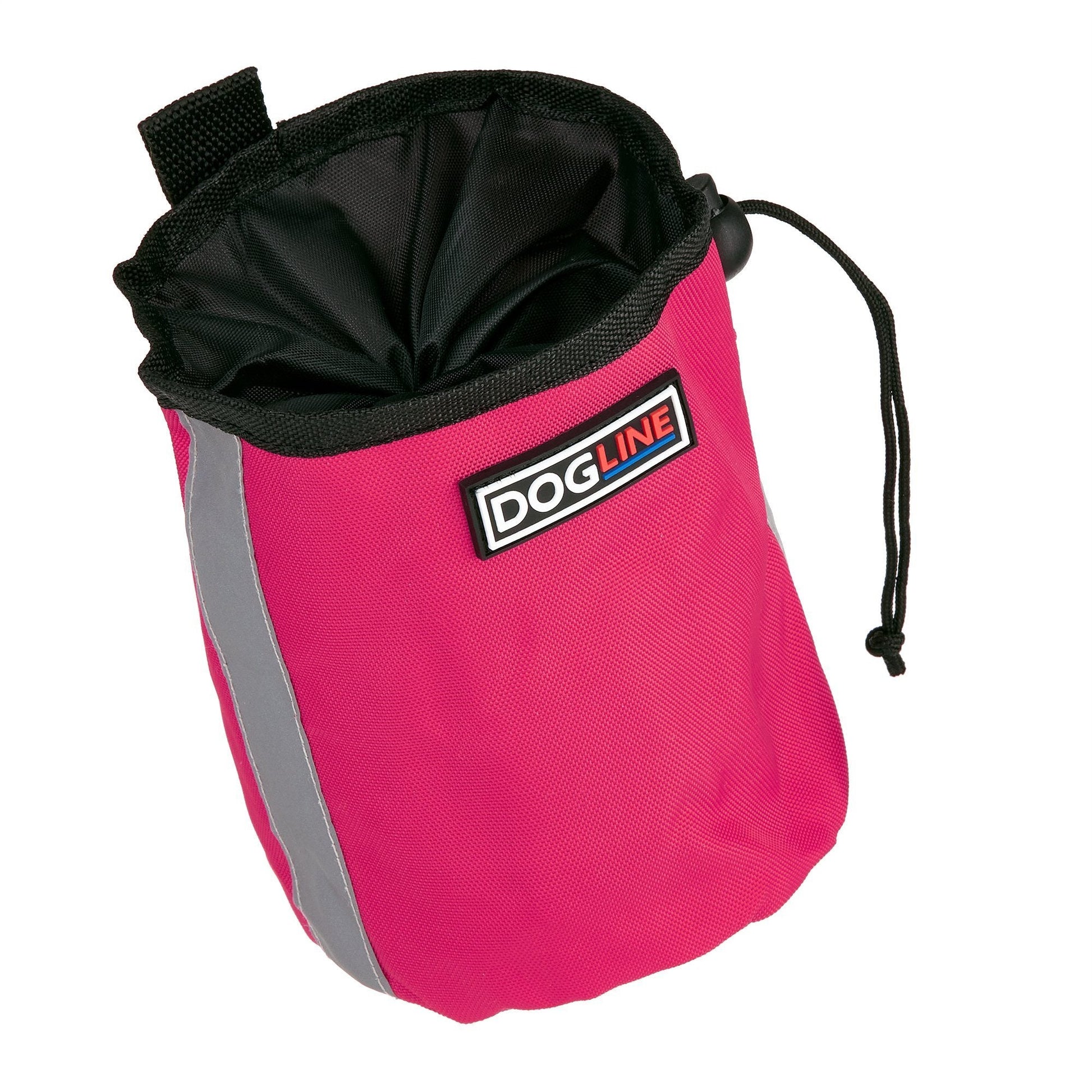 Beta Treat Pouch with Built-In Waste Bag Dispenser Pink Training Gear Dogline