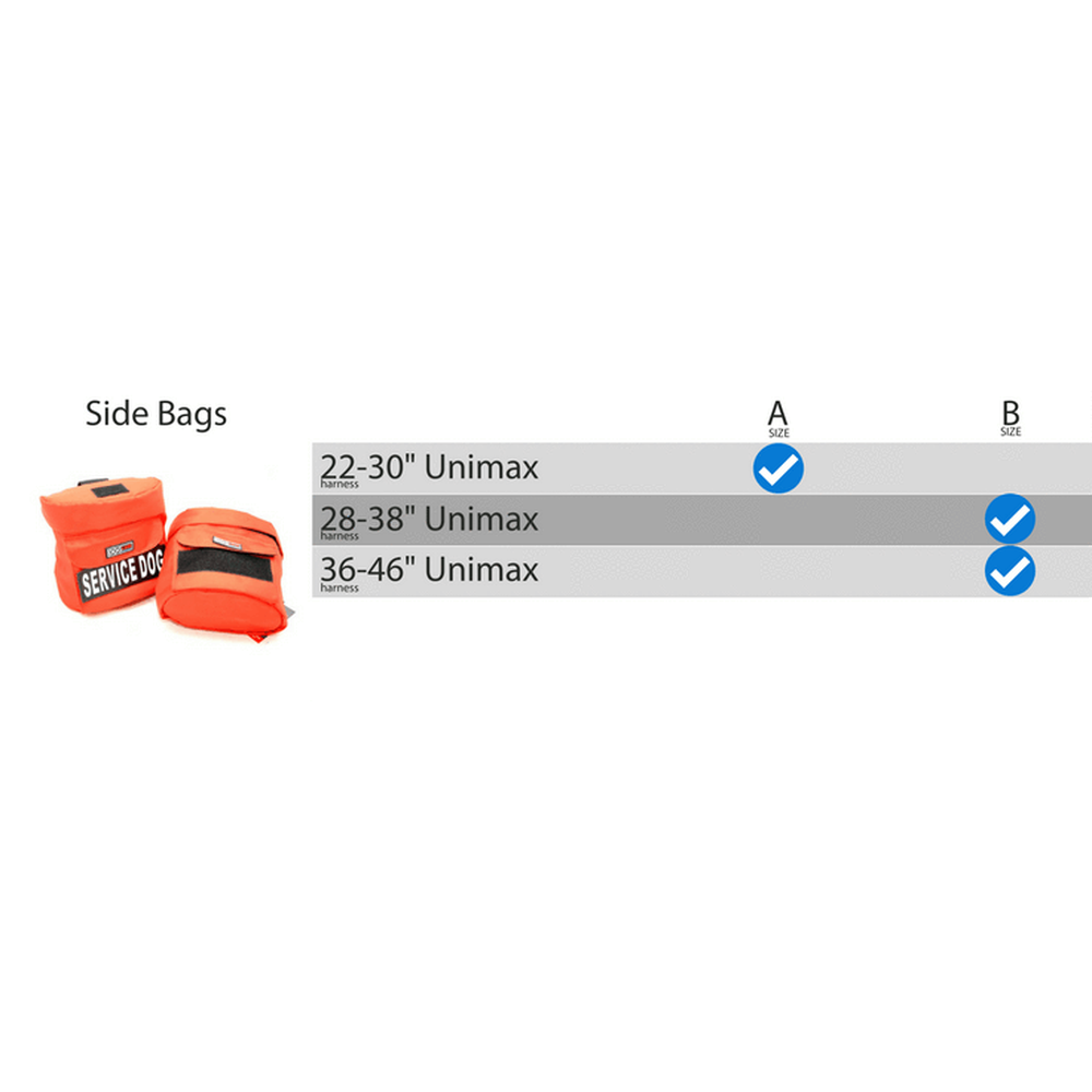 Removable Utility Side Bags for Dog Harness Dog Harnesses Dogline