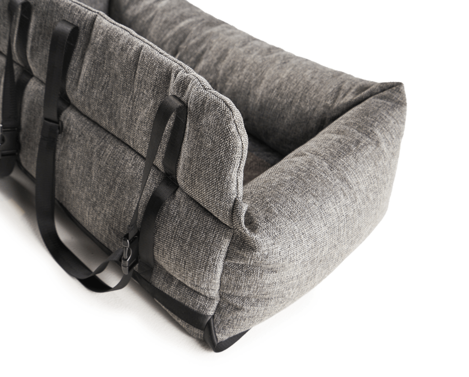 PupProtector™ Performance Tweed Memory Foam Dog Car Bed Travel Paw