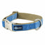 Dusty Blue Velvet Essential Dog Collar 2 Hounds Design