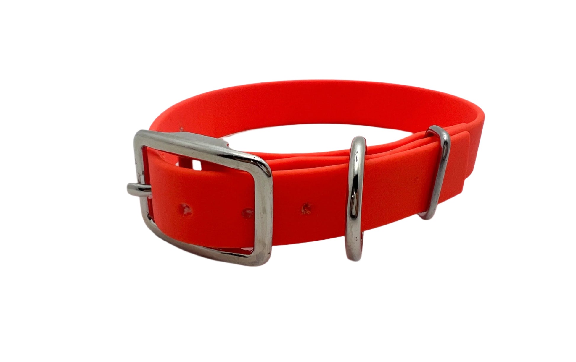 Biothane Collar by Chief Treats Orange Dog Collar Chief’s Treats and Pet Supplies