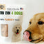 Turkey Dog Treats, 5 Ounce Bag, Single Ingredient, High Protein Treat Din Din 4 Dogs