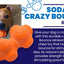 Crazy Bounce Rubber Dog Chew Toy for Power Chewers | Retrieving Ball | USA Made Rubber Dog Toys SodaPup/True Dogs, LLC