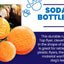 Bottle Top Flyer Rubber Frisbee for Dogs | Orange | Vet Approved | USA Made Rubber Dog Toys SodaPup/True Dogs, LLC