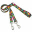 Paper Flags Double Connection Leash – EarthStyle Standard Training Leash 2 Hounds Design