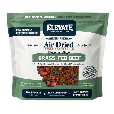 Air-Dried Beef Formula Dog Food Elevate Pet Provisions