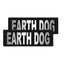 Removable Reflective Patches (Set of 2) "EARTH DOG" Dog Harnesses Dogline