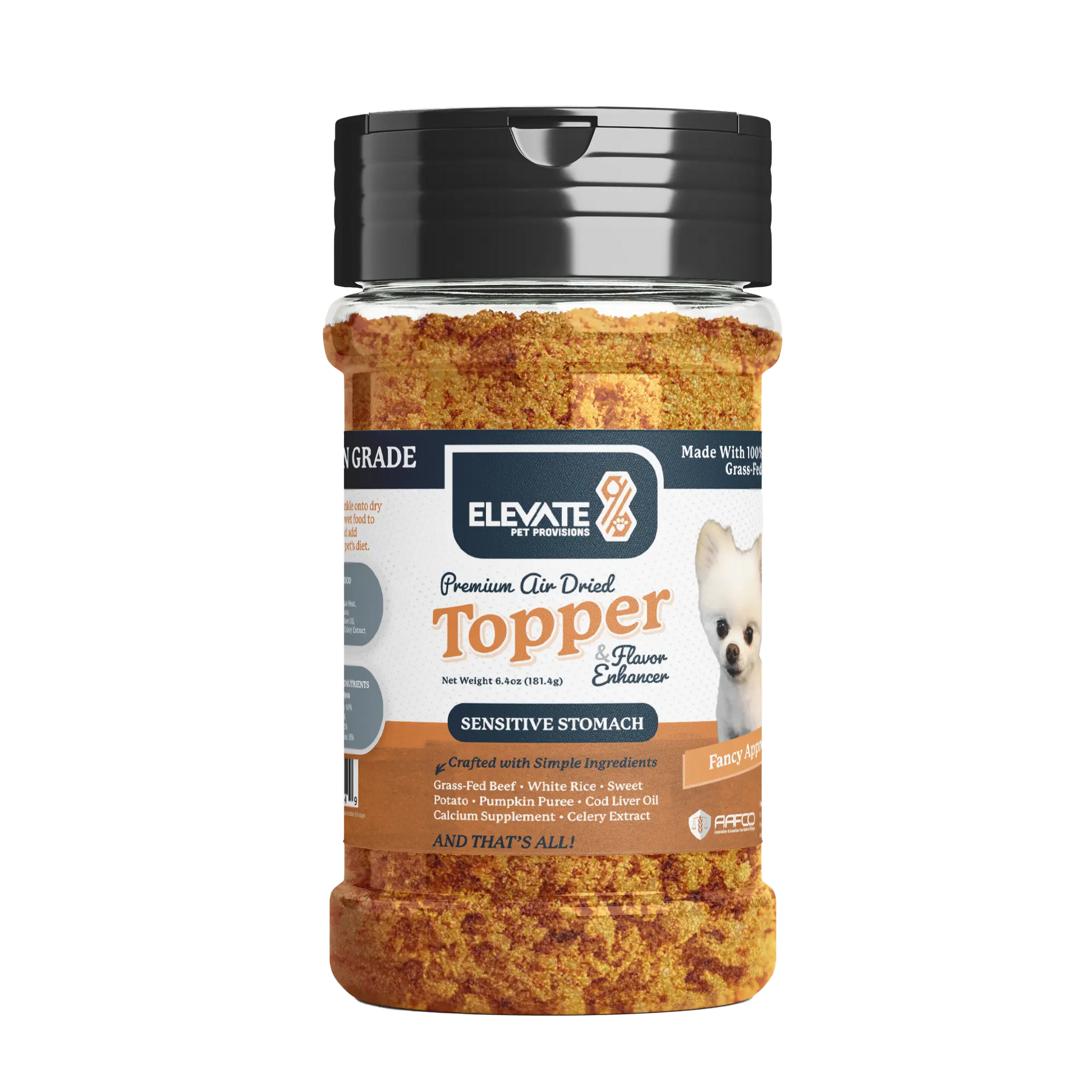 Air-Dried Dog Food Topper - Beef Sensitive Stomach Recipe Dog Food Elevate Pet Provisions