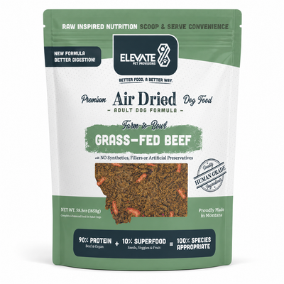 Air-Dried Dog Food - Beef Recipe Dog Food Elevate Pet Provisions