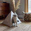 'Neutral Palm' Cardboard Cat Pyramid KittyKardboard