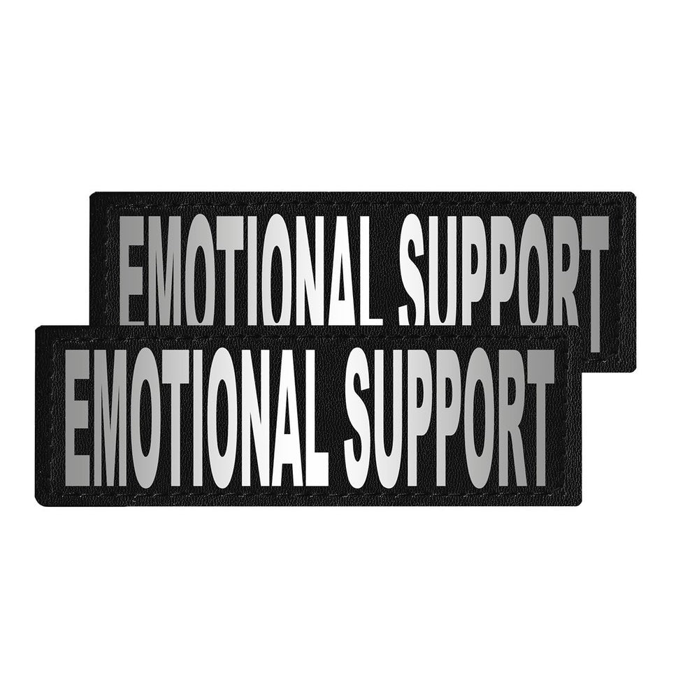 Removable Reflective Patches (Set of 2) "EMOTIONAL SUPPORT" Dog Harnesses Dogline