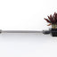 Cat Hammock Wall with Planter Onyx Bamboo Charcoal Gray Canvas 24" Cat Hammock Catastrophic Creations