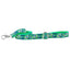 1″ Paradise Found Navy Ribbon Dog Leash 2 Hounds Design