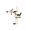 The Crow's Nest - A Wall Cat Scratcher with Hammock Onyx Bamboo Natural Canvas 2-Tier 16" Cat Condo Catastrophic Creations