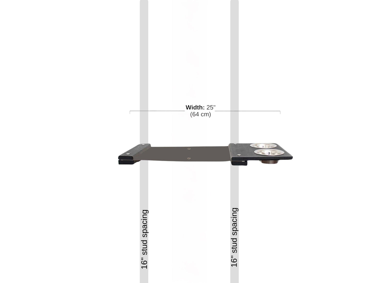 Dog Proof Cat Feeder - Wall-Mounted - Raised Cat Hammock Catastrophic Creations
