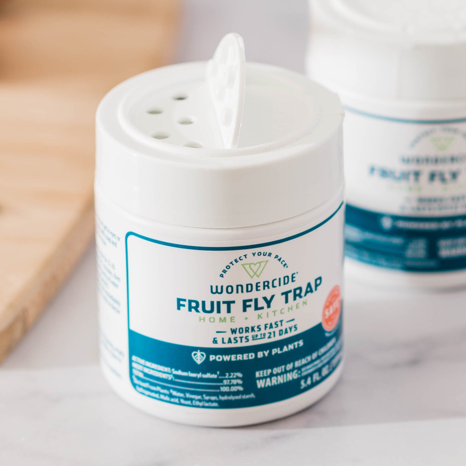 (2 Pack) Fruit Fly Trap for Home + Kitchen sale Wondercide