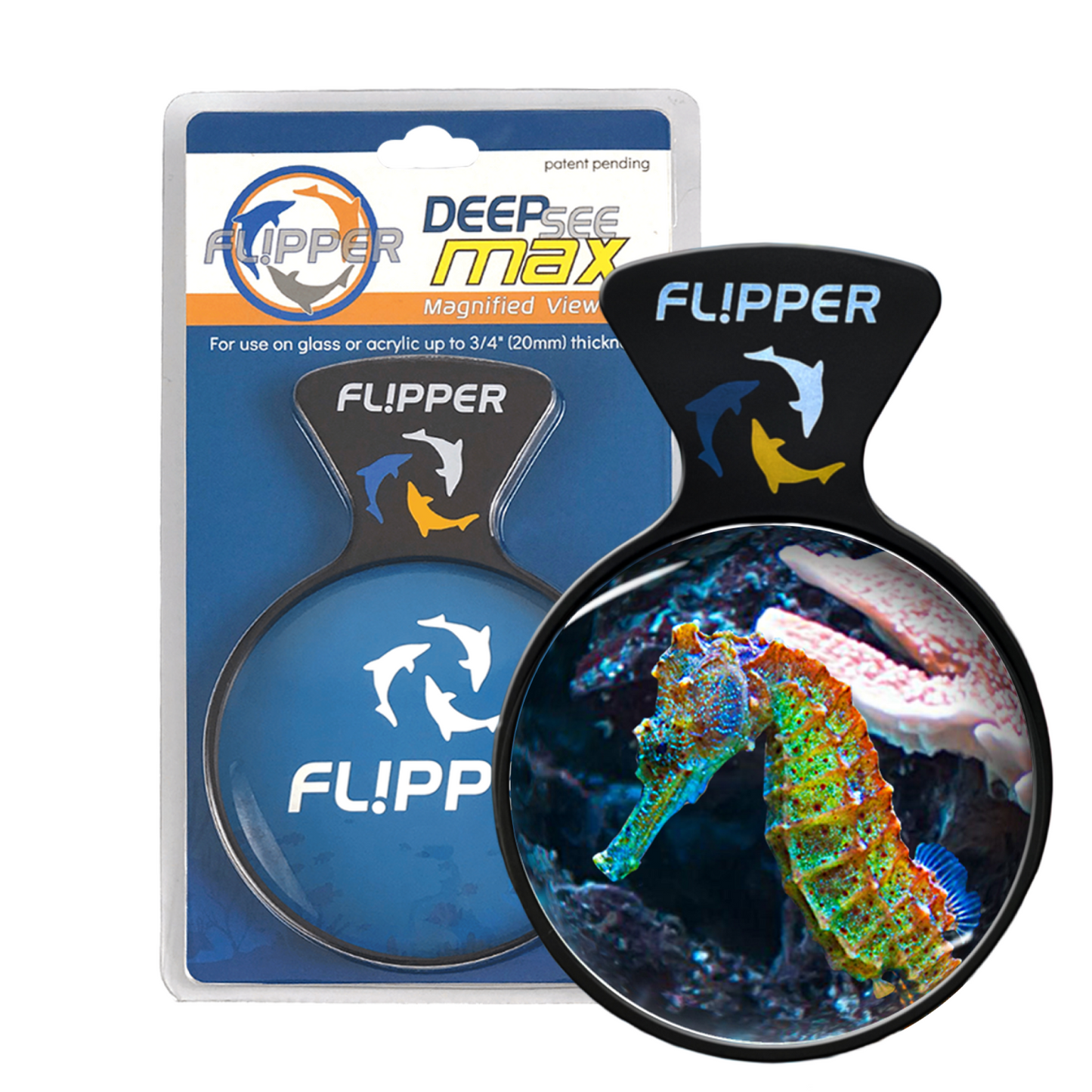 DeepSee Viewer Black Max 5" Aquarium Viewer Flipper Aquarium Products