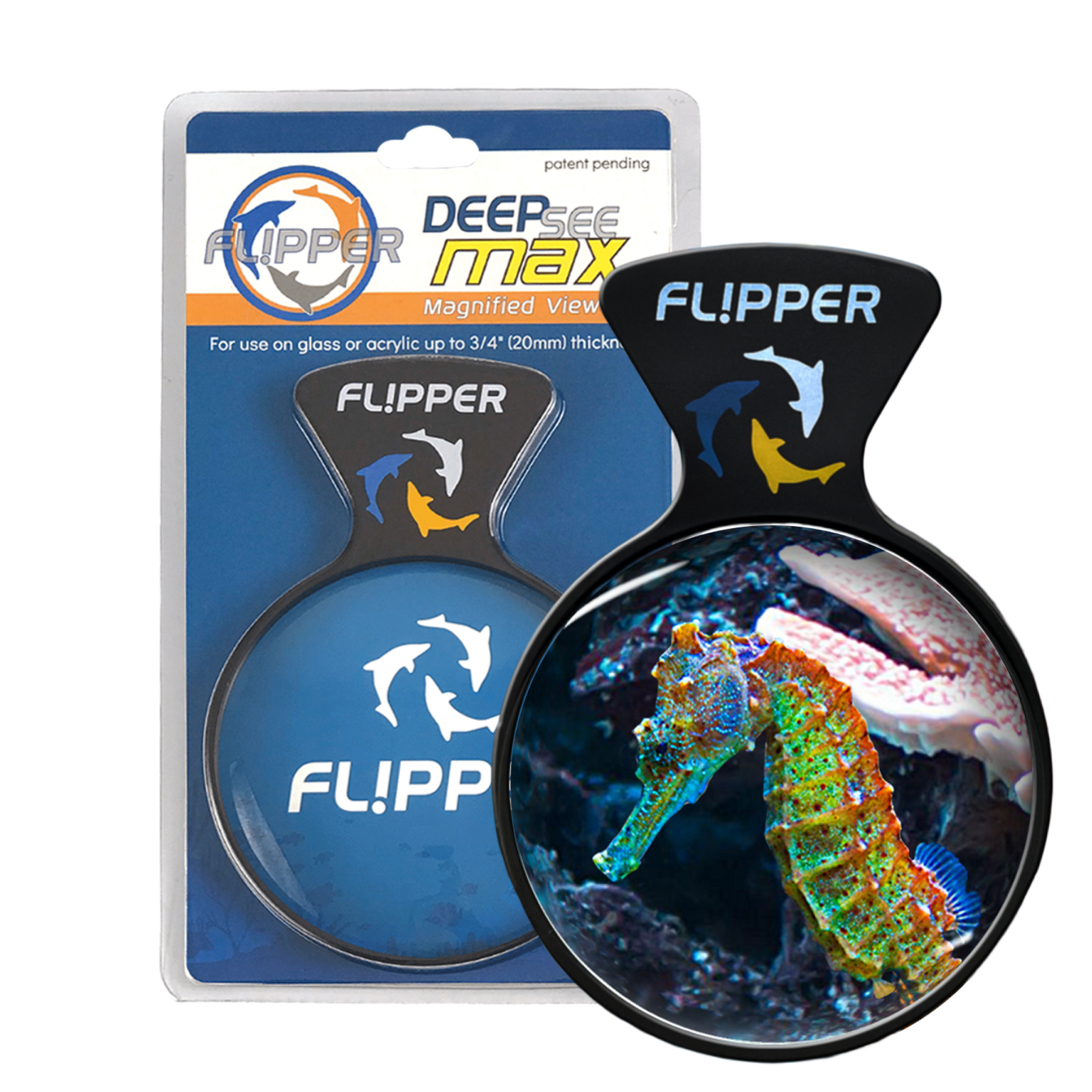 DeepSee Viewer Black Max 5" Aquarium Viewer Flipper Aquarium Products