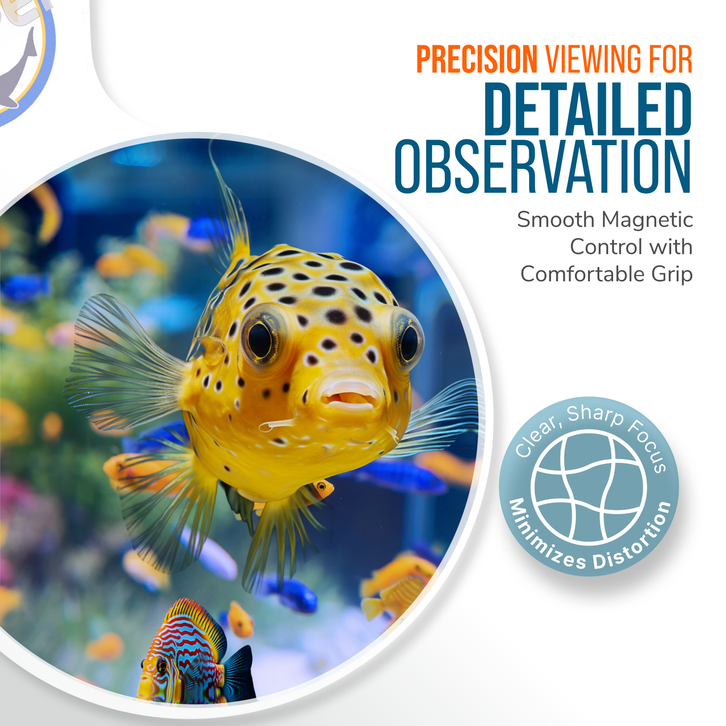 DeepSee Viewer Clear Max 5" Aquarium Viewer Flipper Aquarium Products