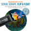 Flipper Edge 2 in 1 Floating Magnetic Aquarium Algae Cleaner (Standard) Aquarium Cleaning Supplies Flipper Aquarium Products