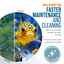 Flipper Edge Limited Edition Clownfish 2 in 1 Floating Magnetic Aquarium Algae Cleaner (MAX) Aquarium Cleaning Supplies Flipper Aquarium Products