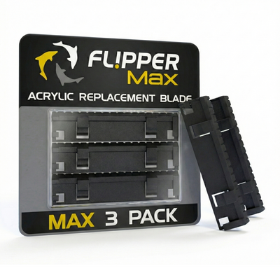 Flipper Max ABS Replacement Blades 3 Pack - Acrylic Tanks Replacement Blades Flipper Aquarium Products