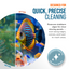 Flipper Platinum Aquarium Algae Scraper - 10" Hand Held Scraper Flipper Aquarium Products