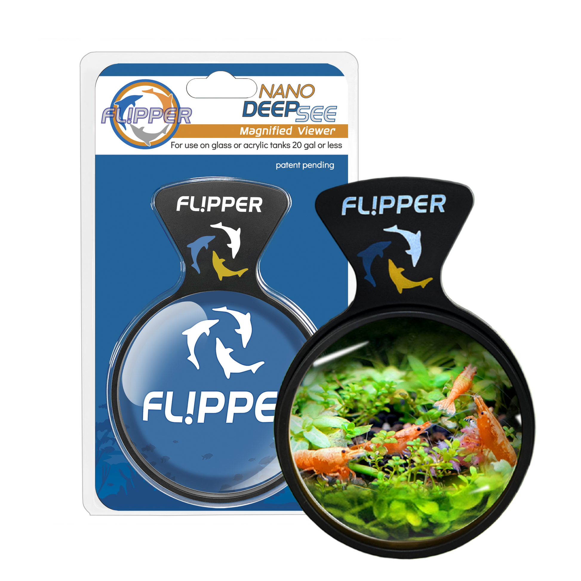 DeepSee Viewer Black Nano 3" Aquarium Viewer Flipper Aquarium Products