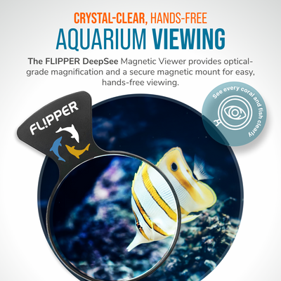 DeepSee Viewer Black Nano 3" Aquarium Viewer Flipper Aquarium Products