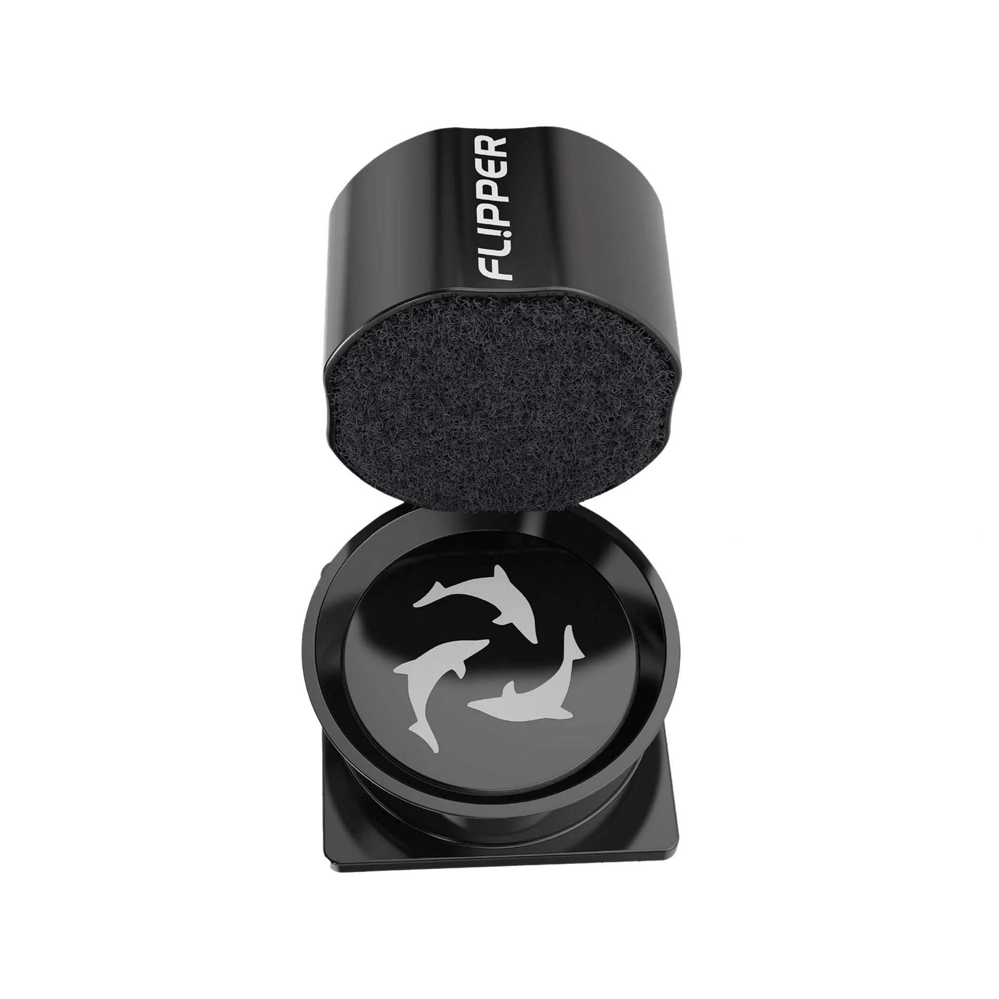 Flipper Pico Black 2-in-1 Aquarium Magnet Cleaner Scrubber Flipper Aquarium Products